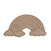 MDF Stencil Rainbow Engraving - 4 inch